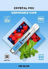 Shop Now The Crystal Pro 600 Disposable Vape Box of 10 For The Crystal Pro 600 Puffs Disposable Vape Pod Box of 10 - The Vape Giant at Vape Shark