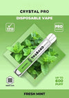 Shop Now The Crystal Pro 600 Disposable Vape Box of 10 For The Crystal Pro 600 Puffs Disposable Vape Pod Box of 10 - The Vape Giant at Vape Shark