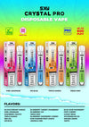 Shop Now The Crystal Pro 600 Disposable Vape Box of 10 For The Crystal Pro 600 Puffs Disposable Vape Pod Box of 10 - The Vape Giant at Vape Shark